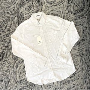 Ben Sherman white dress shirt stretch mod fit M